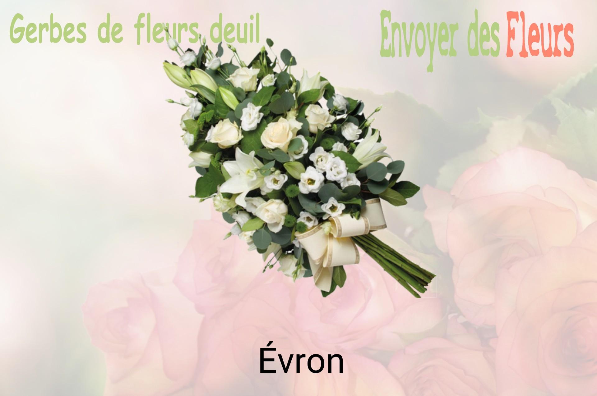 Gerbe de fleurs de deuil livrée à Évron